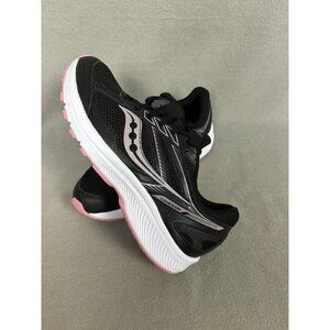 Saucony Women's Cohesion 14 Road Running Shoes Black/Pink Size 12 NWOB
